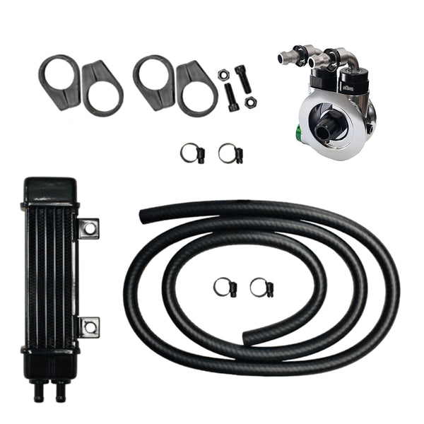 Jagg SlimLine 6-row Oil Cooler System for Harley-Davidson