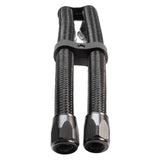 Hose Upgrade Kit - 3ft - Black Lightweight-Fiber Braided