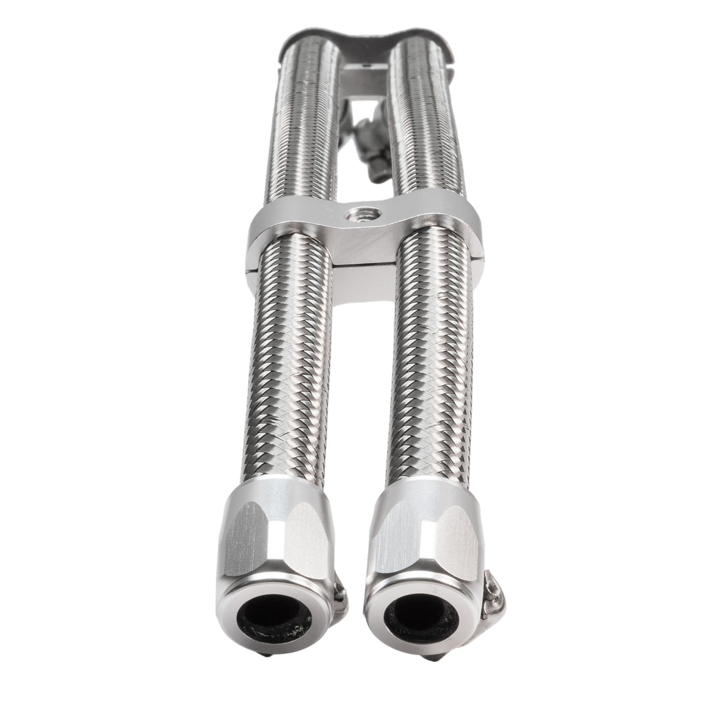 Hose Upgrade Kit - 6ft - Silver Stainless-steel braided