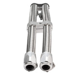 Hose Upgrade Kit - 6ft - Silver Stainless-steel braided