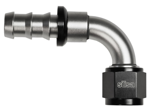 Hose End - AN-PushLock - 90º Elblow