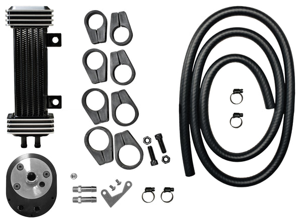 Jagg Deluxe 6-row Oil Cooler System for Harley-Davidson