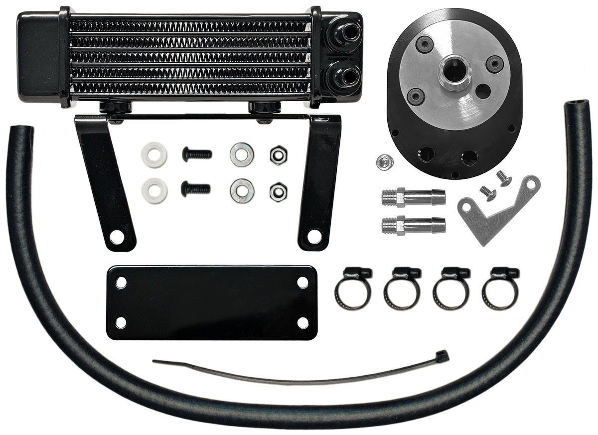 LowMount Oil Cooler System for Softails
