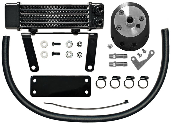 Jagg LowMount 6-row Oil Cooler System for Harly-Davidson