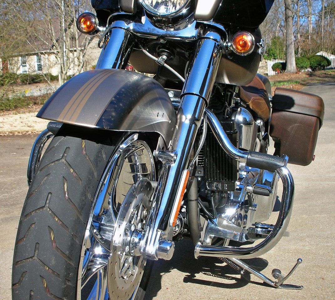 Fan-assisted Vertical 10-row Oil Cooler System for H-D M-8