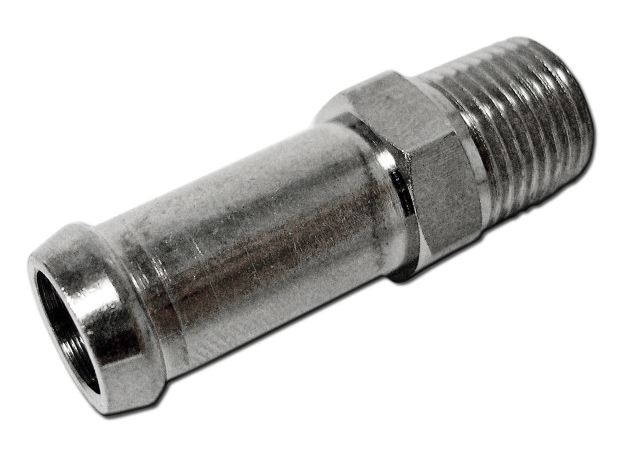 Adapter Fitting - 1/8" NPT Male to 3/8" Push-On Barb - 00º Straight