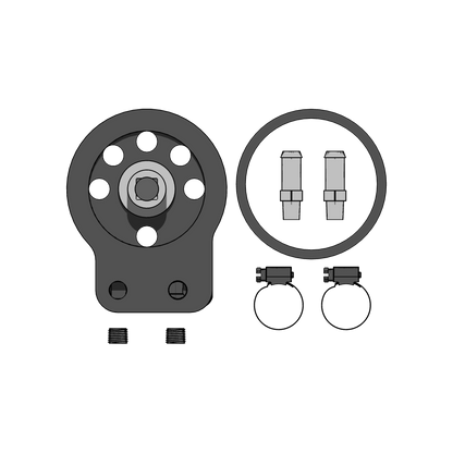 Jagg 4501 Oil Filter Adapter (for H-D M-8)