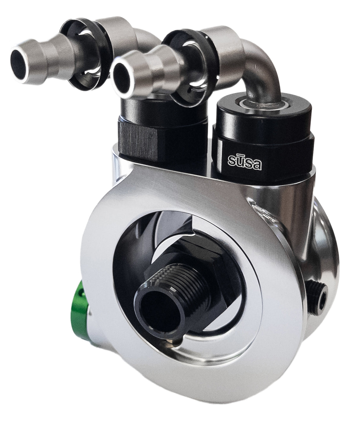 Jagg 4550 Oil Filter Adapter w/ Thermostatic By-Pass (for H-D Sportster, EVO, & Buell)