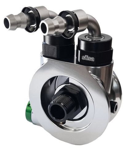 Jagg 4550 Oil Filter Adapter w/ Thermostatic By-Pass (for H-D Sportster, EVO, & Buell)