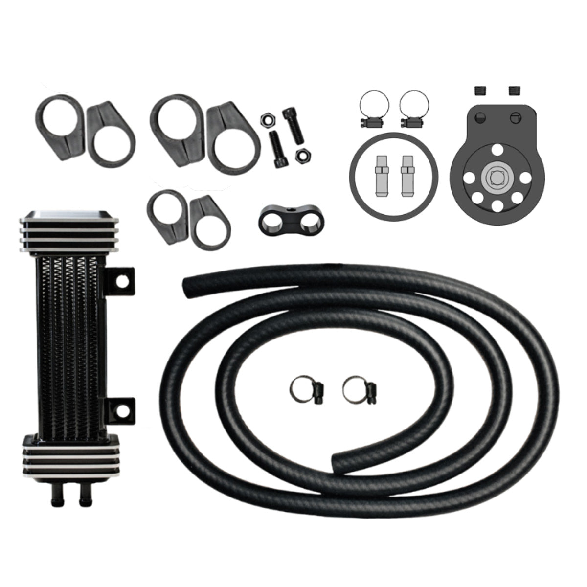 Deluxe Oil Cooler System for H-D M-8