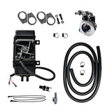 Fan-assisted Vertical 10-row Oil Cooler System for H-D Sportster