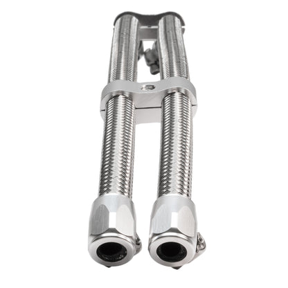 Hose Upgrade Kit - 3ft - Silver Stainless-Steel Braided