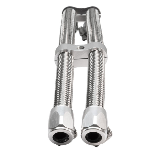 Hose Upgrade Kit - 3ft - Silver Stainless-Steel Braided