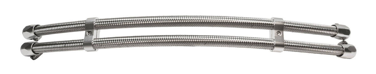 Hose Upgrade Kit - 3ft - Silver Stainless-Steel Braided