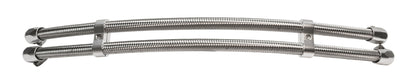 Hose Upgrade Kit - 3ft - Silver Stainless-Steel Braided