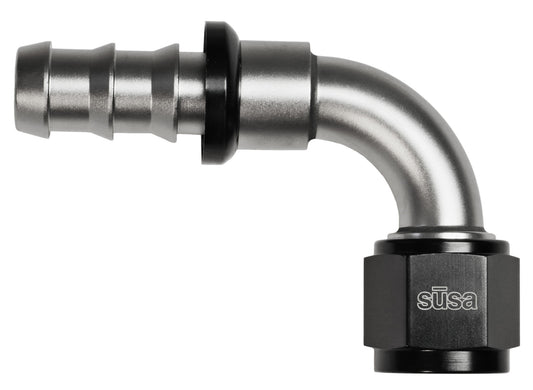 Hose End - AN-PushLock - 90º Elblow