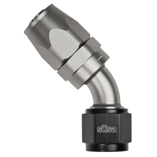 Hose End - AN-ReUsable - 45º Elbow