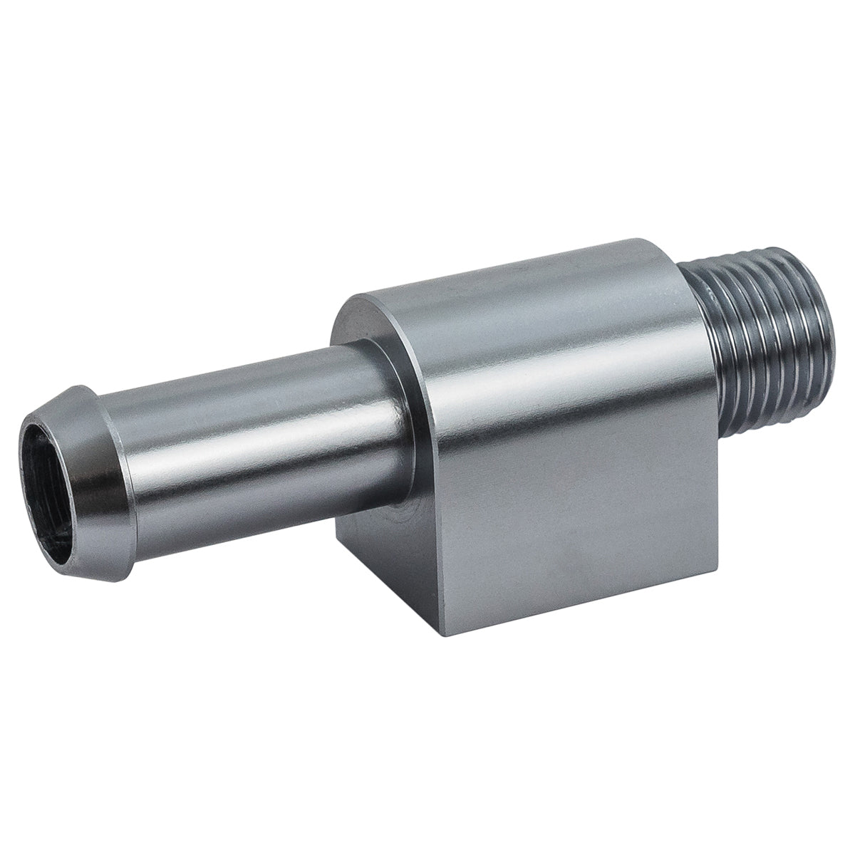 Port Adapter Fitting - 1/8" NPT male to 3/8" Push-On, 1/8" NPT Female Port