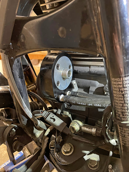 Jagg 4702 Offset Oil Filter Adapter with Viscosity-Regulated By-pass (for H-D Twin-Cam)